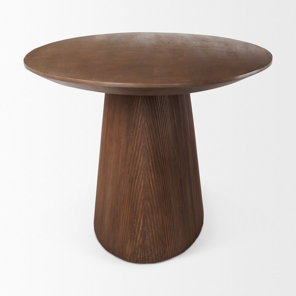 Dining Tables Dimitri Medium Brown Wood Dining Table