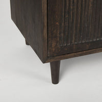 Gerrick Dark Brown | 4-Door Sideboard