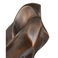 Alternate view of Horus Bird Bronze in dark bronze brown and black.