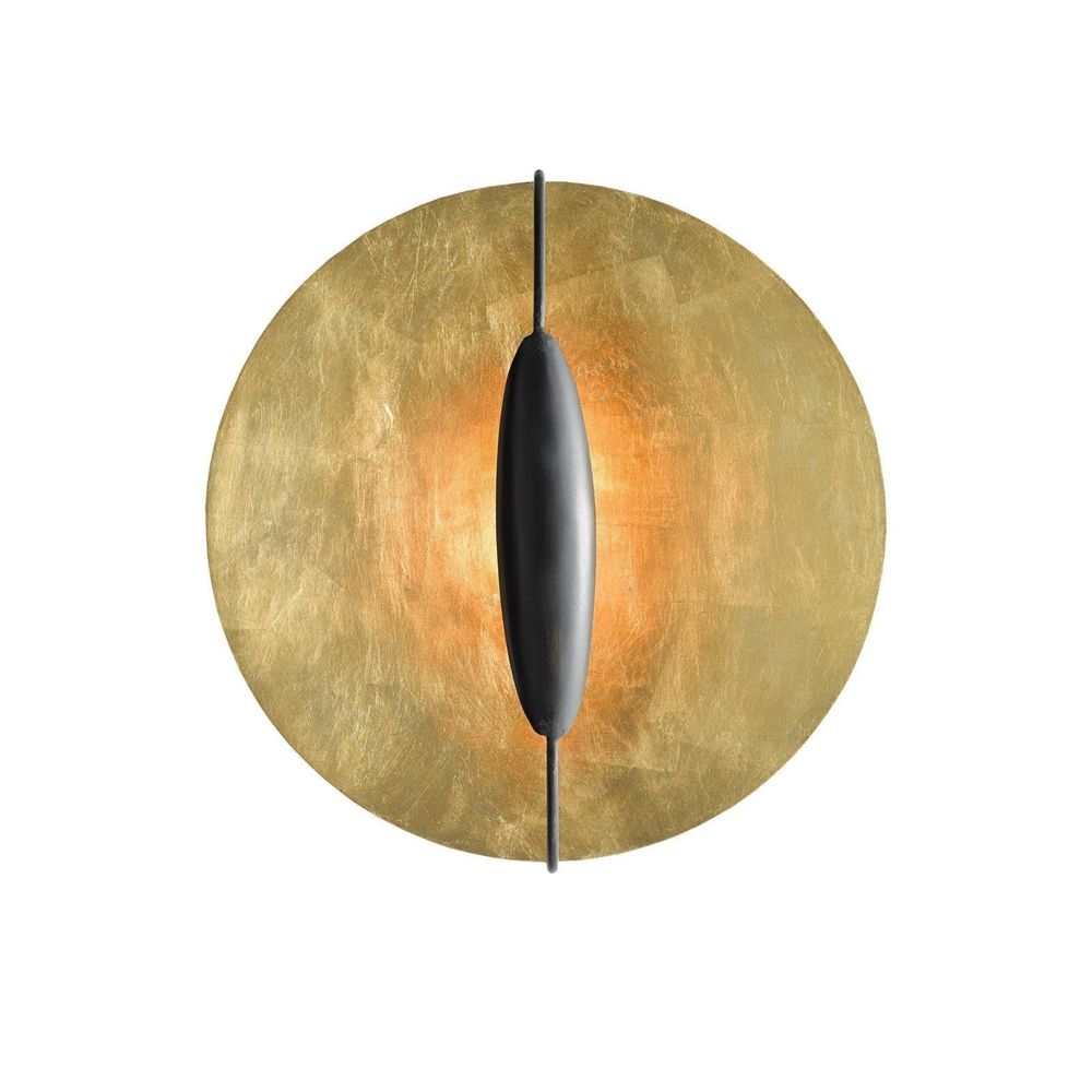 Pinders Gold Wall Sconce, shown in gold and black with metal and wall-mounting hardware.