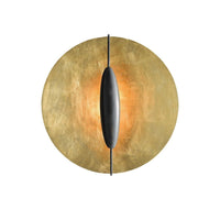 Pinders Gold Wall Sconce, shown in gold and black with metal and wall-mounting hardware.