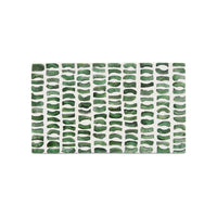 Additional view of Emerald Box Set of 2 in green and white, featuring glossy finish and lidded storage compartments.
