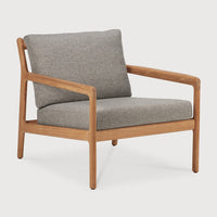 Jack Outdoor Lounge Chair - Mocha, Teak view