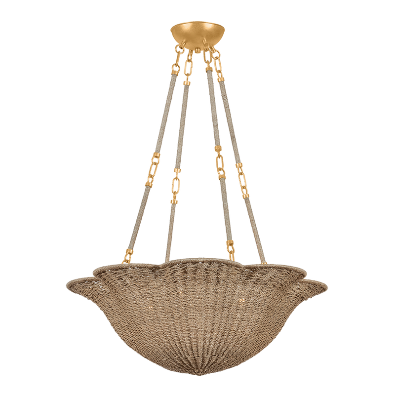 Ardonia Chandelier - Vintage Gold Leaf