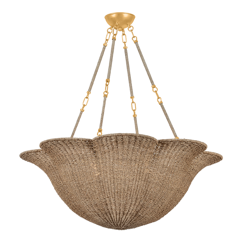 Ardonia Chandelier - Vintage Gold Leaf