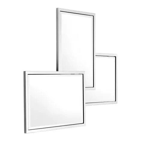 Additional view of Mirror Sensation polished stainless steel in silver and white.