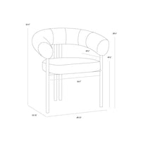 Oniva Dining Armchair - Black