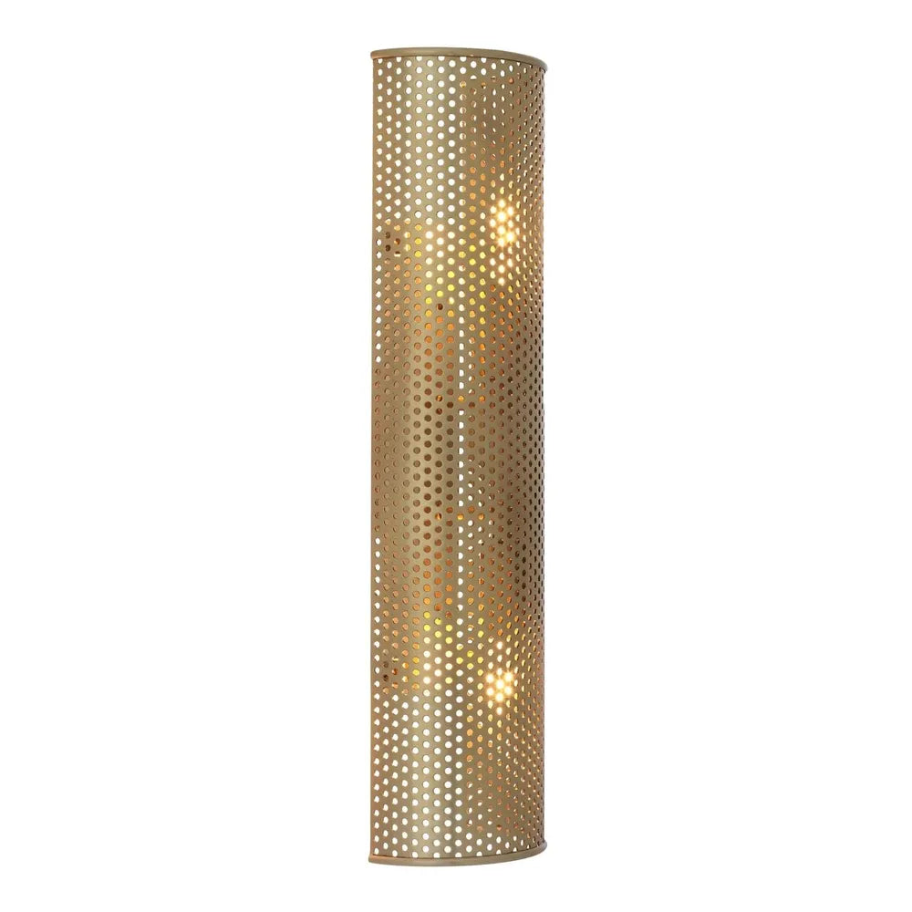 Wall Lamp Morrison, shown in brass gold and matte black with metal and wall-mounting hardware implied.