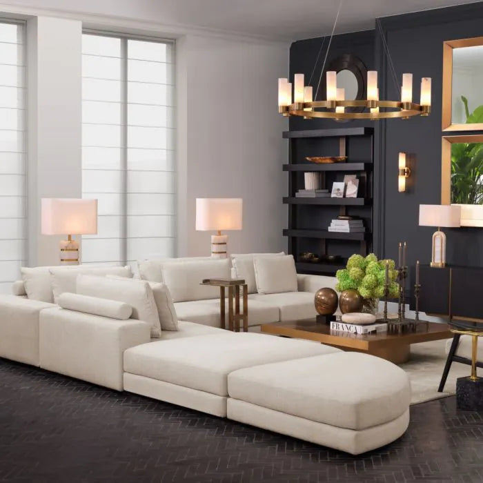 Alternate view of Sofa Lounge Club nuoro beige in beige and cream.