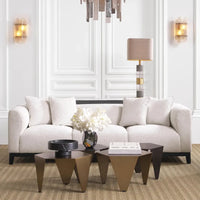Alternate view of Table Lamp Cullingham in beige and white.