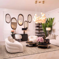Alternate view of Mirror Karma, featuring distressed, metal, glass, and wall-mounting.