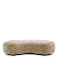 Additional view of Bench Björn lyssa sand in sand beige and warm taupe.