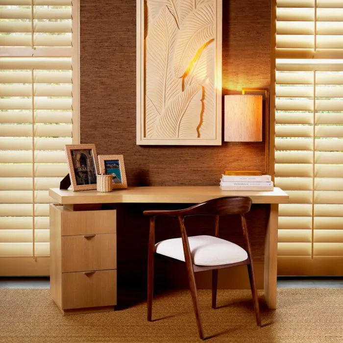 Alternate view of Wall Object Zanzibar in cream and beige.
