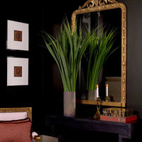 Alternate view of Console Table Rialto charcoal grey oak veneer in charcoal and black.