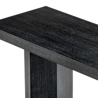 Console Table Tiburon charcoal grey oak veneer