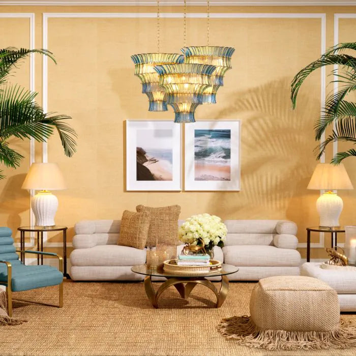 Alternate view of Modular Sofa Malaga skyward sand in sand and beige.