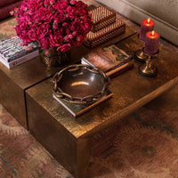 Alternate view of Bowl Merona Vintage Brass Finish, featuring antiqued finish, cast metal, brass, and open shallow basin.