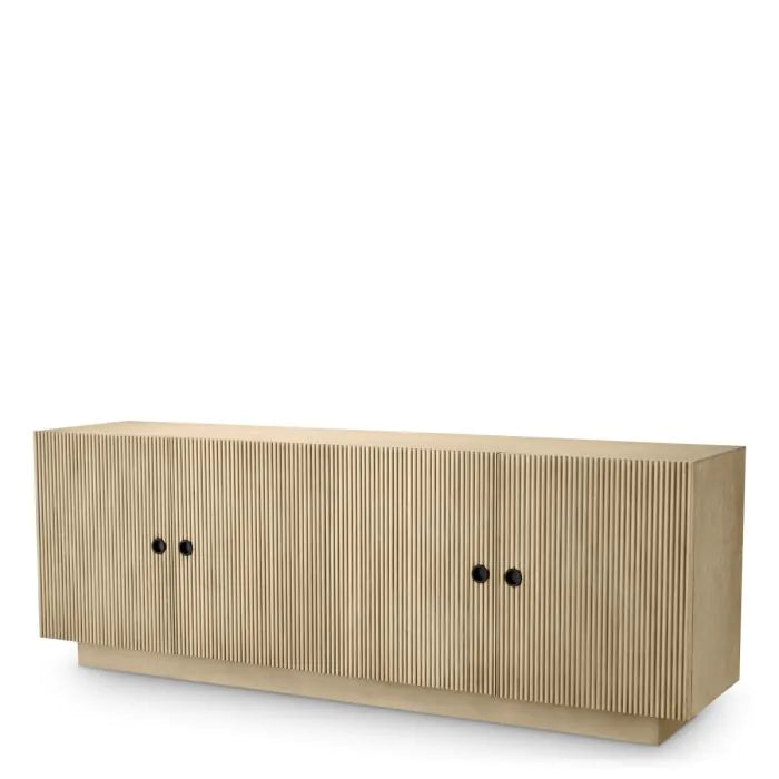 Dresser Dimitrios washed oak veneer, shown in light oak and warm beige with washed oak veneer and wood.