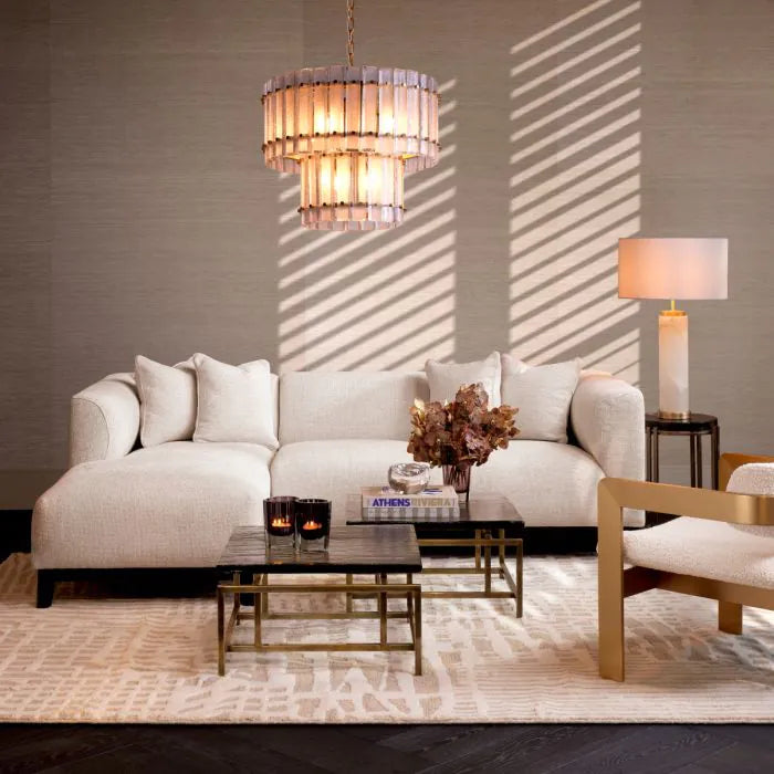 Alternate view of Sofa Corso Lounge left lyssa off-white in off-white and ivory.
