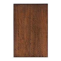 Alternate view of Tribeca Tier Table, featuring stained finish, hardwood, wood veneer, and three fixed open shelves.
