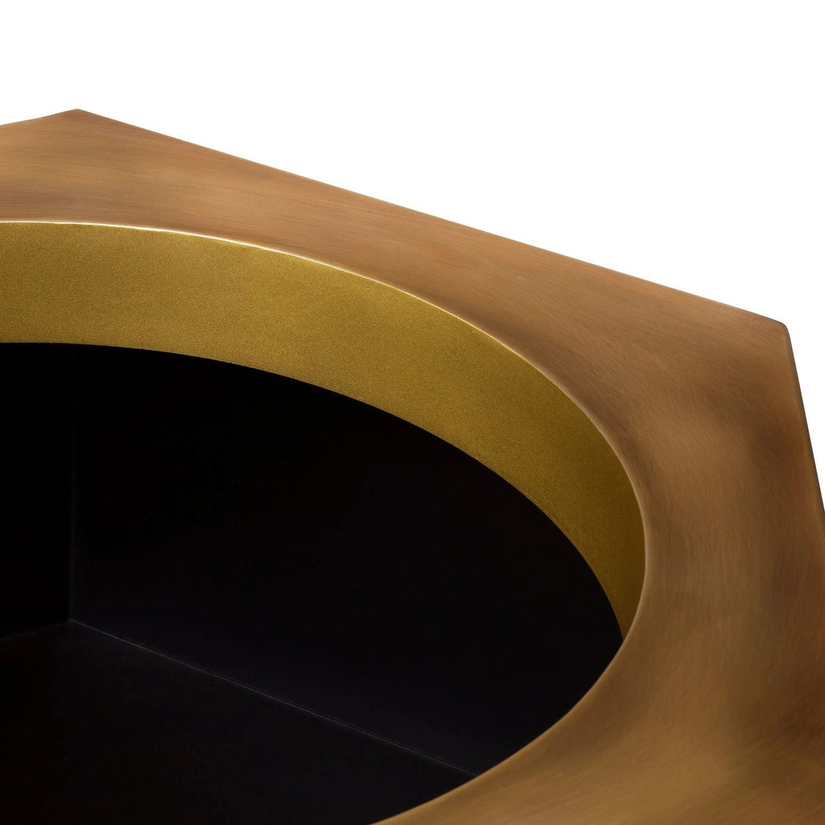 Planter Montura Low Vintage Brass Finish - image 6