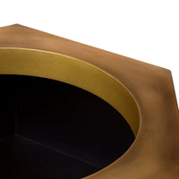 Planter Montura Low Vintage Brass Finish - image 6