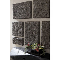 Etched Rock Puzzle Wall Tiles - Set of 9-Phillips Collection-PHIL-ID114681-Wall Decor-5-France and Son