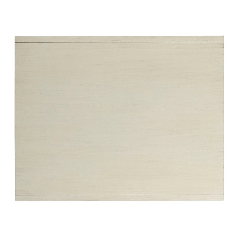 Additional view of Essex Bedside Table in ivory and cream, featuring painted finish and single centered drawer.