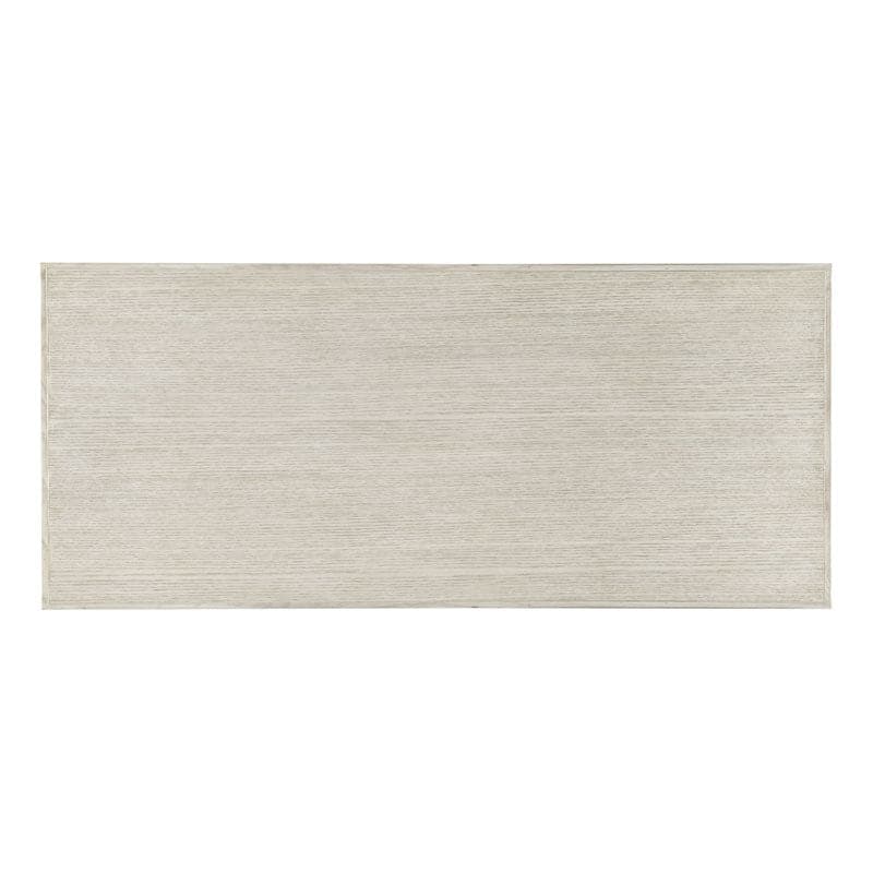 Alternate view of Celia Tier Table, featuring open-grain, wood, ash veneer, and three fixed open shelves.