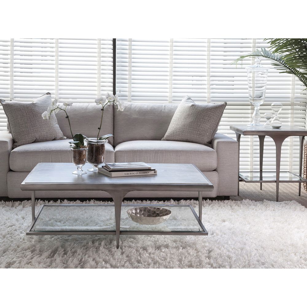 Zephyr Rectangular Cocktail Table - Gray
