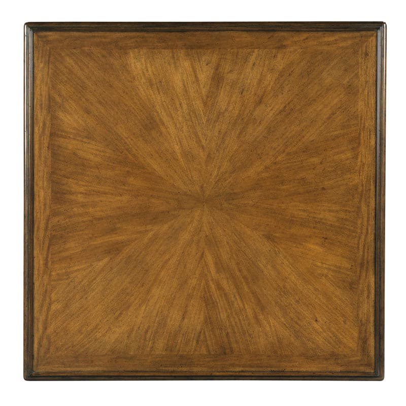 Additional view of Linwood Cocktail Table in warm medium brown and hazelnut.