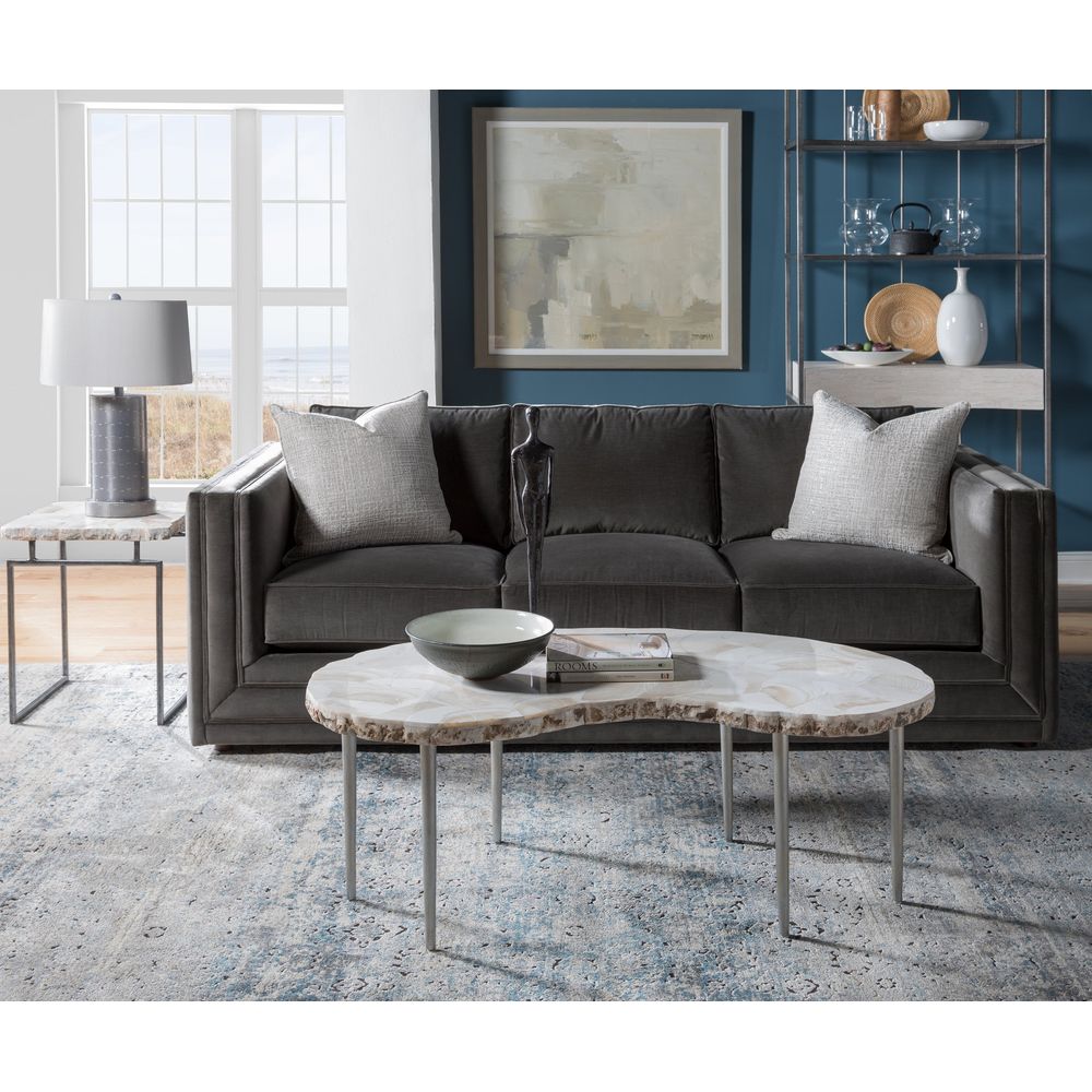 Seamount Kidney Cocktail Table - Gray