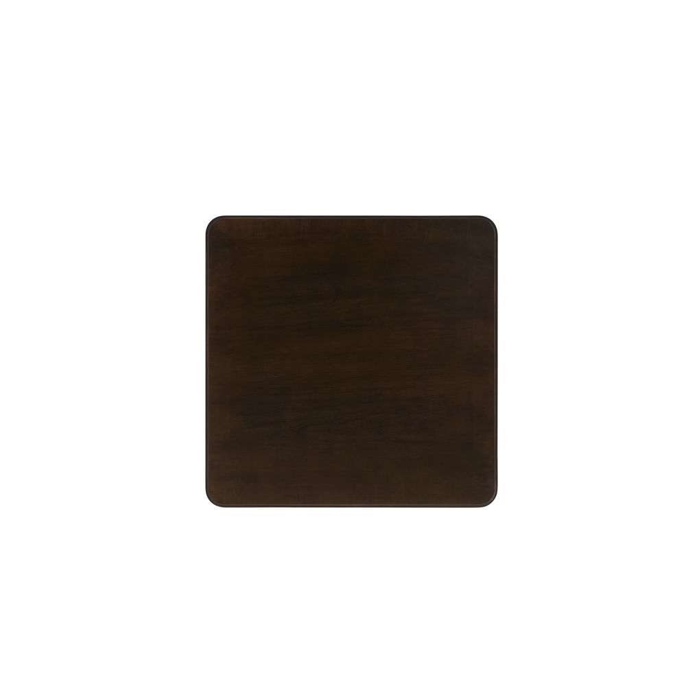 Additional view of Bennett Square Lamp Table in dark brown and espresso.