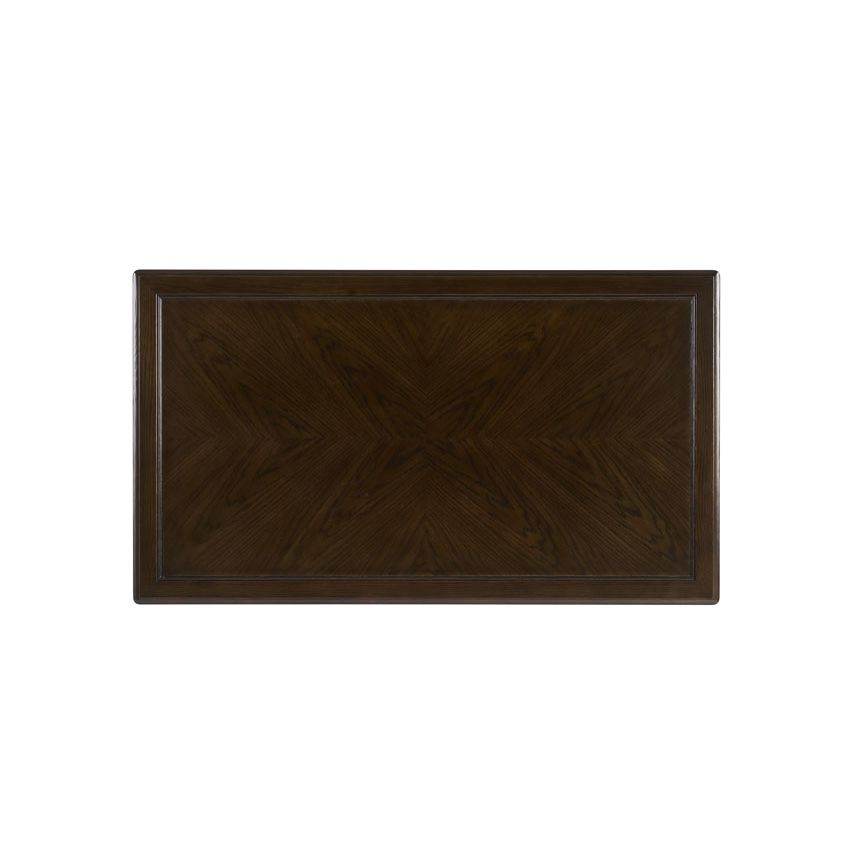 Additional view of Bexley Rectangle Cocktail Table, featuring smooth top surface, wood, and a rectangular top surface.