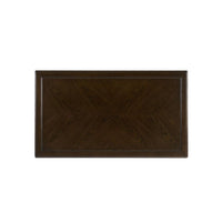 Additional view of Bexley Rectangle Cocktail Table, featuring smooth top surface, wood, and a rectangular top surface.