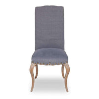 Thorne Side Chair (2 Pc Minimum), shown in gray-blue and weathered light wood with fabric, wood, and armless side chair.