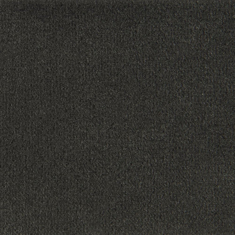 Alternate view of Converge in black and charcoal with tall rectangular headboard over low rectangular platform base.