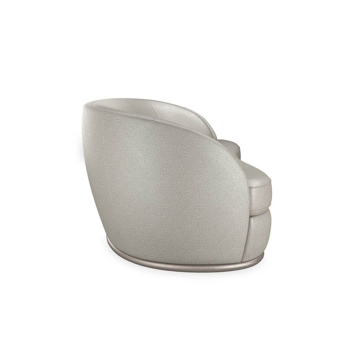 Additional view of Nebula Sofa 101 in champagne beige and warm ivory.