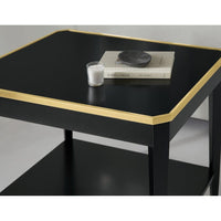 Additional view of Wilson End Table-Ebony in black and ebony.