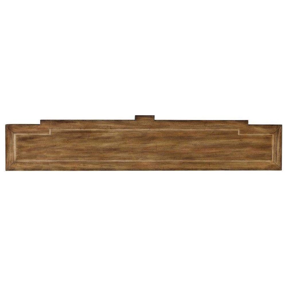 Alternate view of Sanctuary Thin Console-Amber Sands in warm amber brown and medium walnut brown.