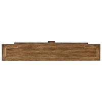 Alternate view of Sanctuary Thin Console-Amber Sands in warm amber brown and medium walnut brown.