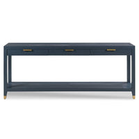 Gibson Console-Woodbridge Furniture-WOODB-3126-35-Console TablesWoodbridge Navy Finish-6-France and Son