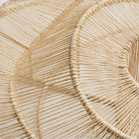 Alternate view of Shadow Wall Art in ivory and natural beige.