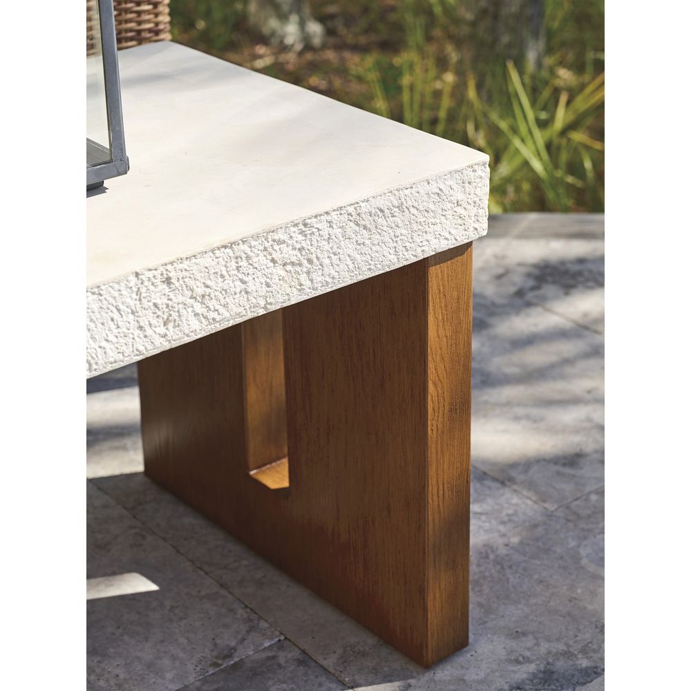 Outdoor Side Tables Rectangular End Table - 3350 Dark Brown