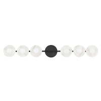 Alternate view of Elmont, featuring polished finish, marble, metal, and wall-mounting hardware.