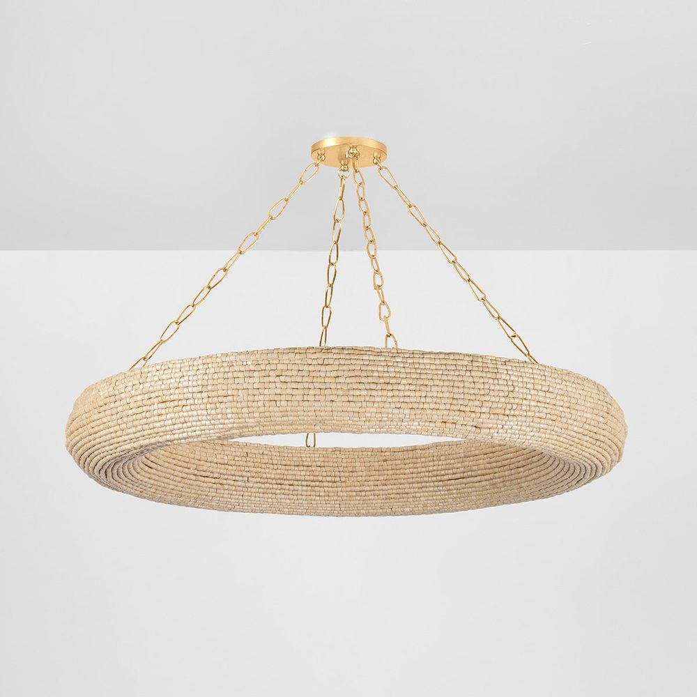Chandeliers Lure Chandelier - Vintage Gold Leaf 16 Lights