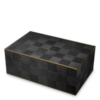 Additional view of Coffee Table Ashbury Charcoal Grey Oak Veneer in charcoal grey and black.