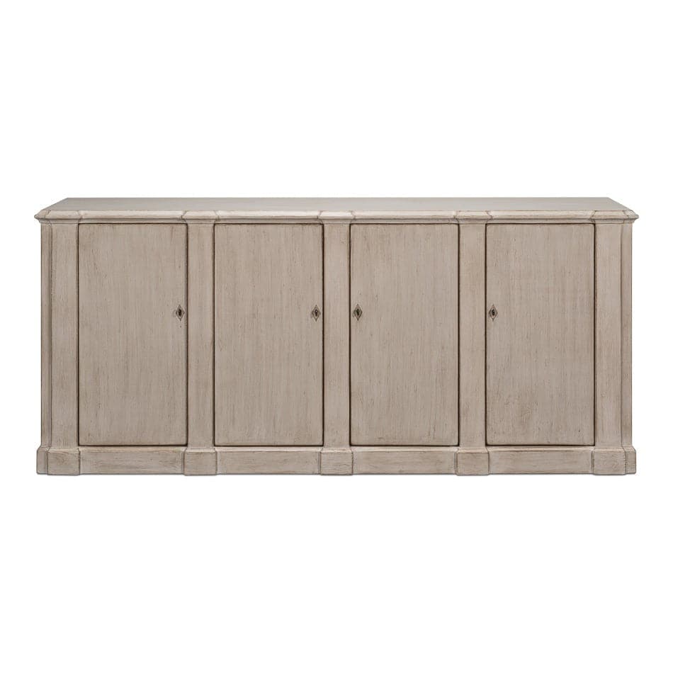 Villefranche Sideboard-SARREID-SARREID-40758-1-Sideboards & CredenzasGrey Traditional-6-France and Son