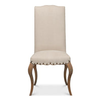 Thorne Side Chair-SARREID-SARREID-53777-Dining ChairsBeige Traditional-6-France and Son