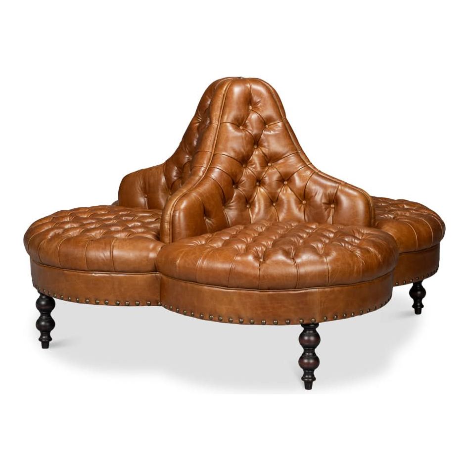 Lobby Sofa Cuba Brown